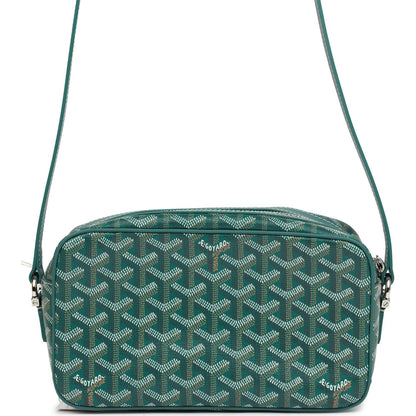 Goyard Goyardine Green Cap Vert PM Bag Palladium Hardware