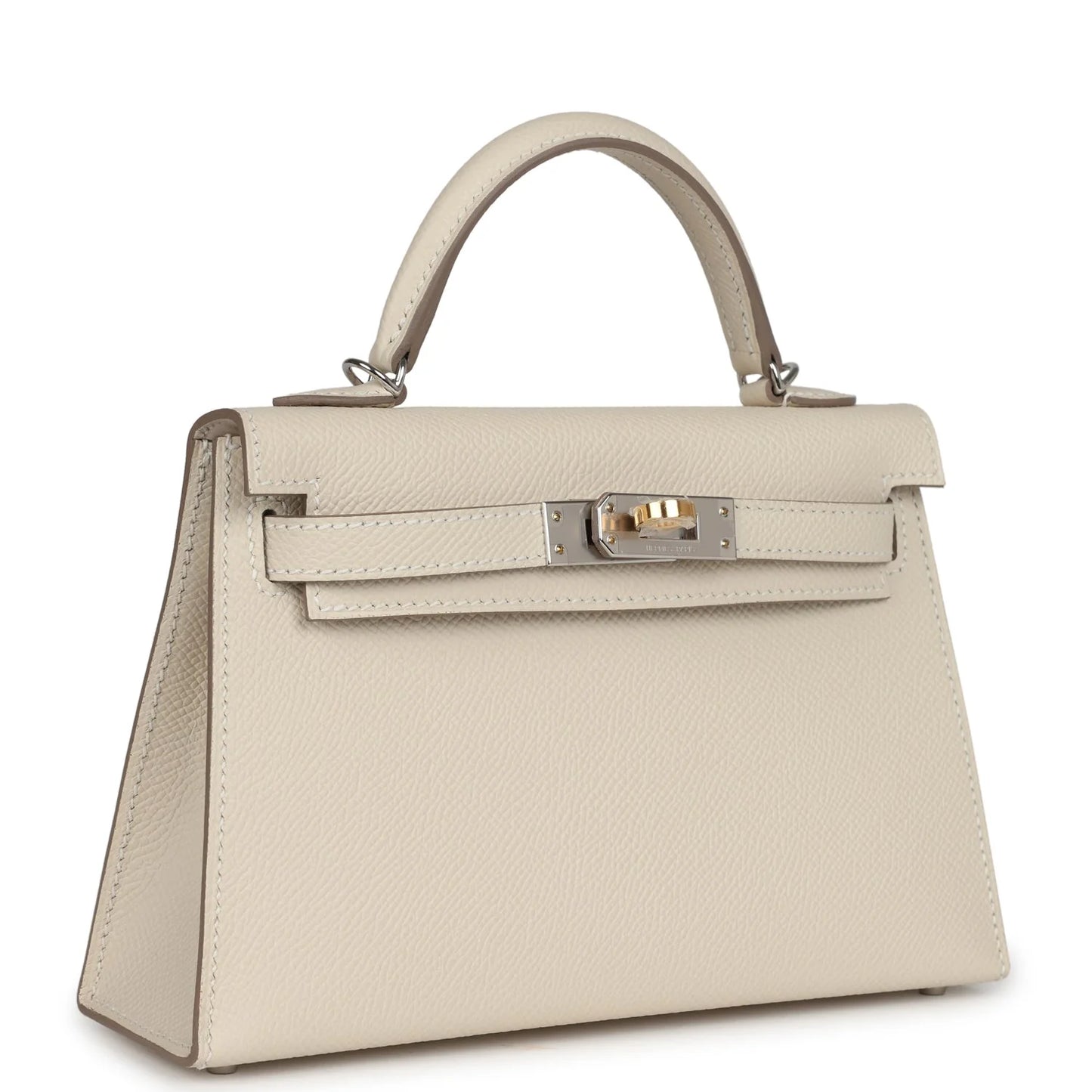 Hermès Kelly Sellier 20 Craie Epsom Electrum Hardware