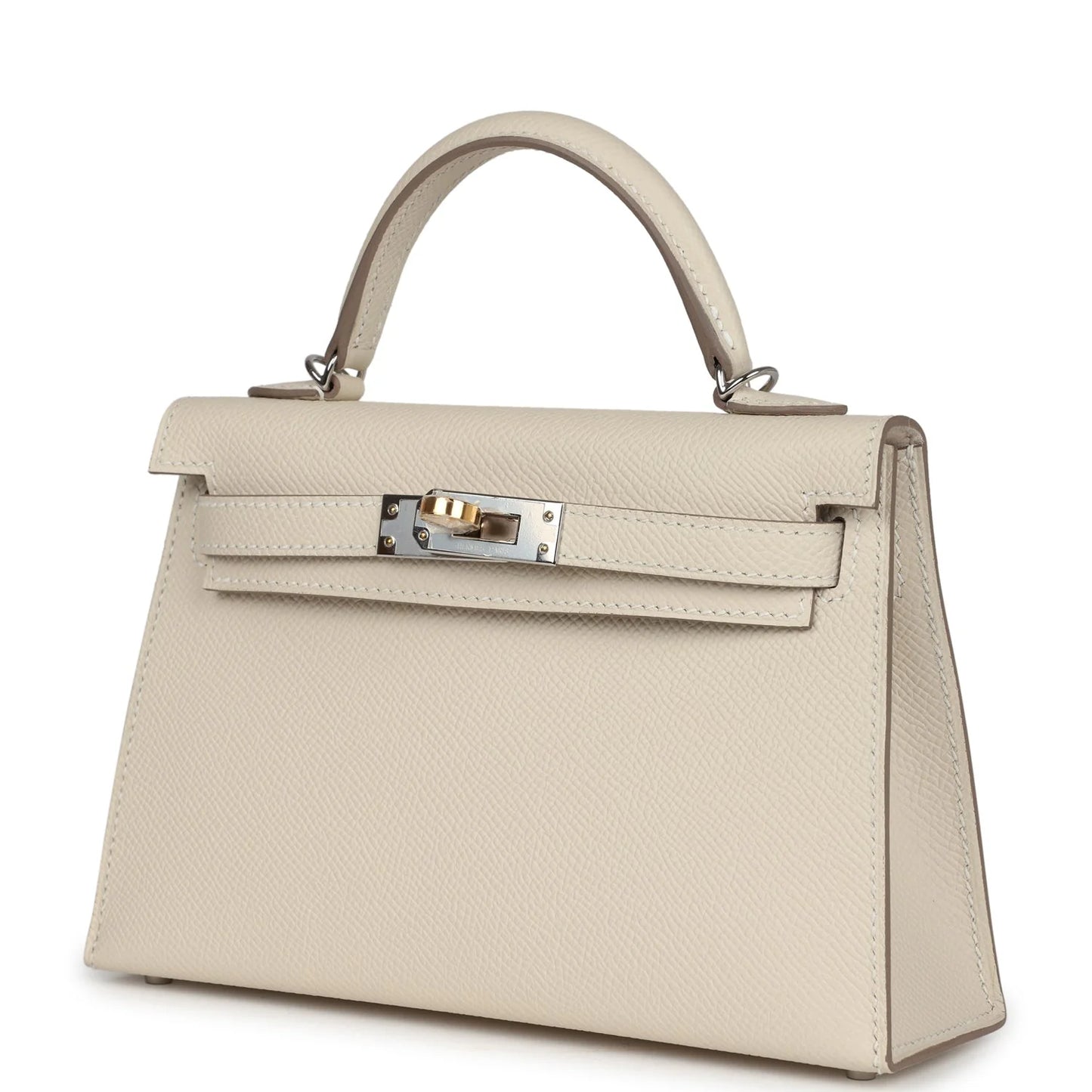 Hermès Kelly Sellier 20 Craie Epsom Electrum Hardware