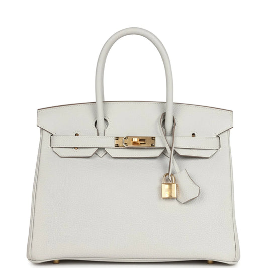 Hermès Birkin 30 Gris Perle Togo Gold Hardware