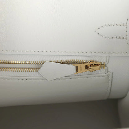 Hermès Birkin 25 New White Swift Gold Hardware