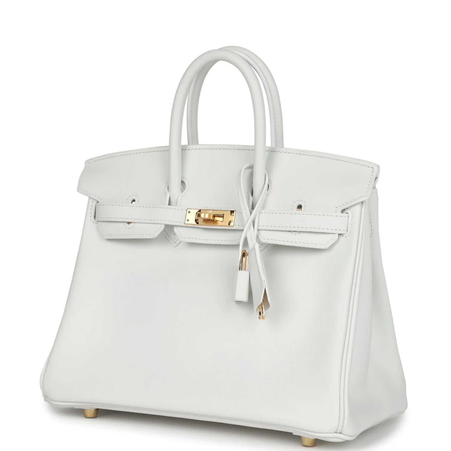 Hermès Birkin 25 New White Swift Gold Hardware