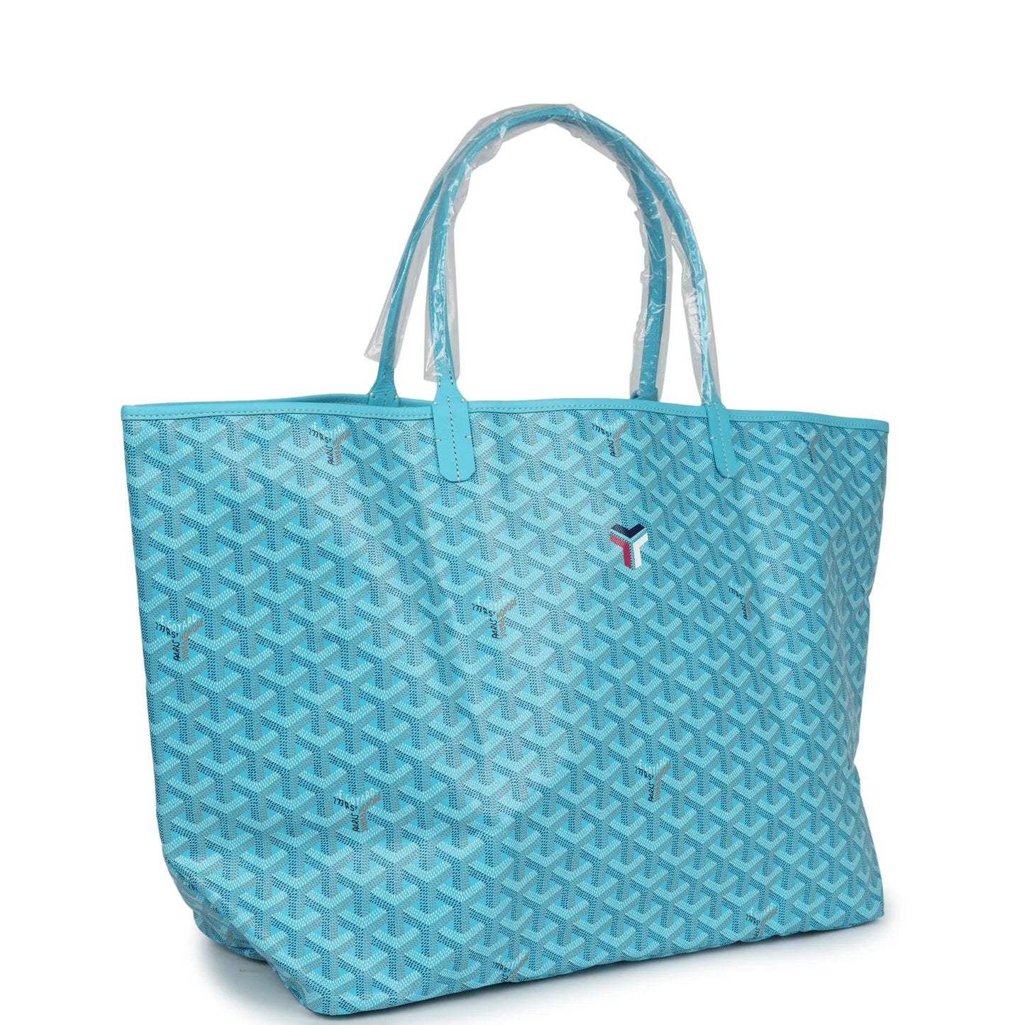 Goyard Goyardine Turquoise St. Louis GM Tote Bag & Balise Towel Palladium Hardware